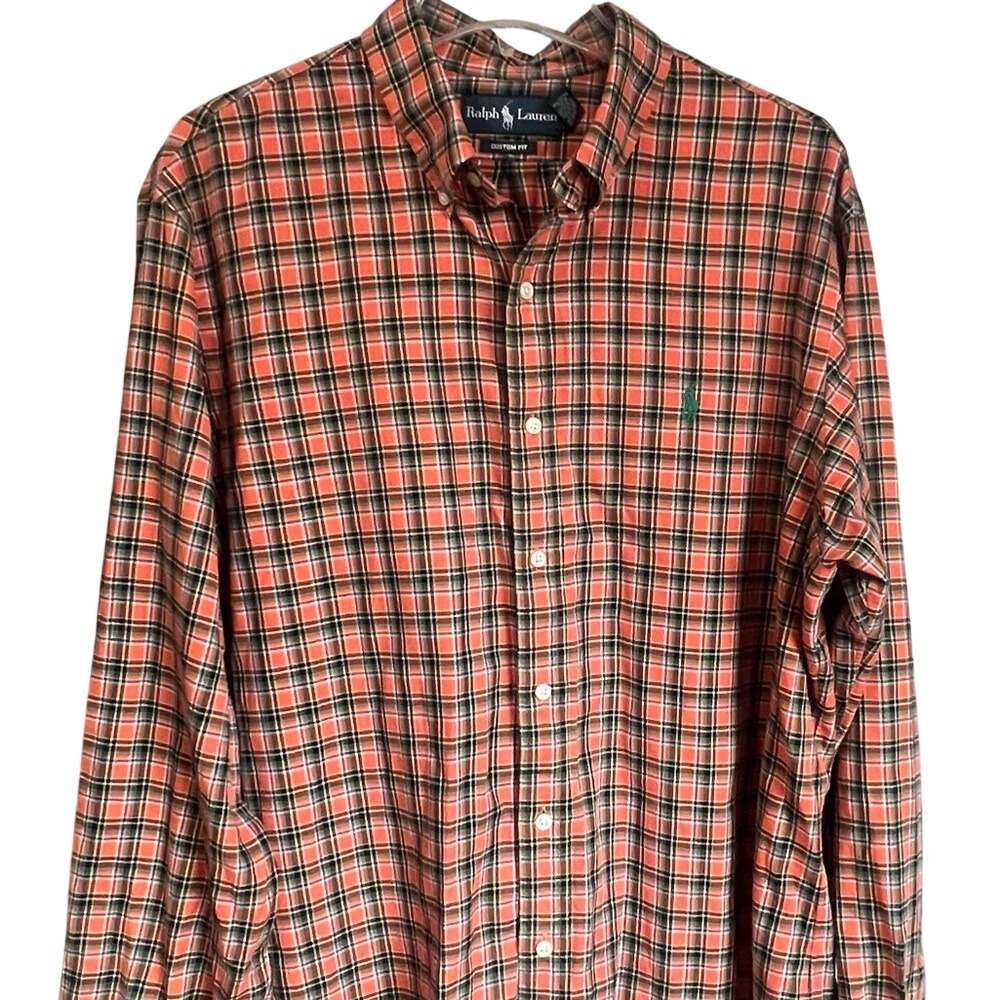 Ralph Lauren Custom Fit XL Button Down‎ Long Sleeved Shirt